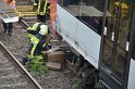 Unfall zwischen zwei KVB Bahnen Koeln Hoehenhaus Im Weidenbruch P300